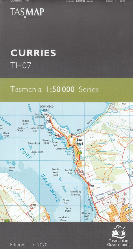 Tasmap 1:50000 Topographic/Cadastral Maps TasMap