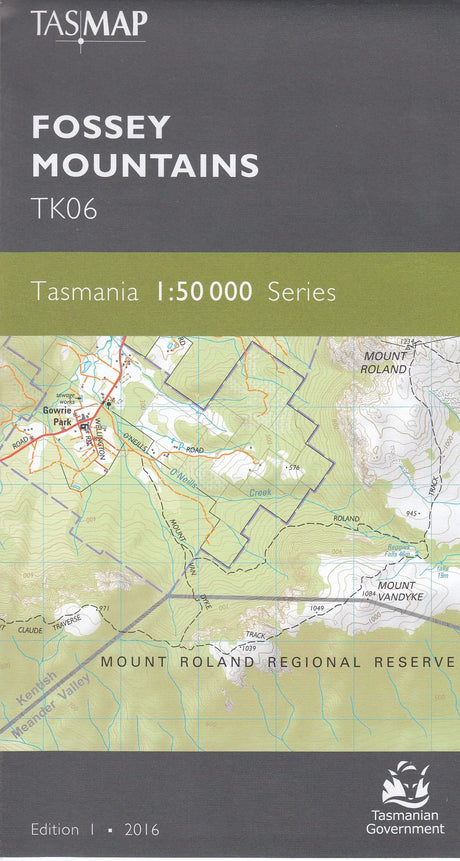 Tasmap 1:50000 Topographic/Cadastral Maps TasMap