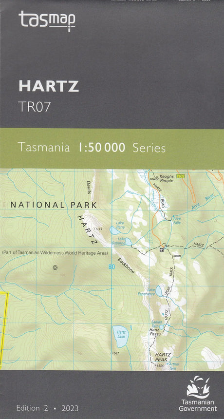 Tasmap 1:50000 Topographic/Cadastral Maps TasMap