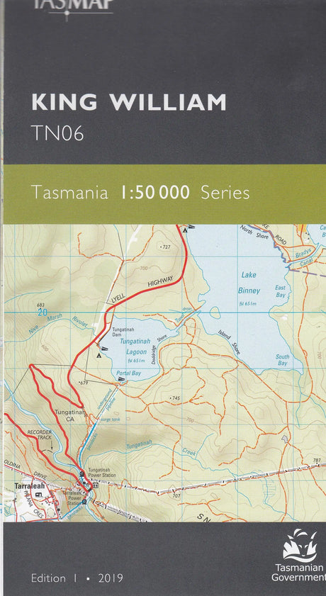 Tasmap 1:50000 Topographic/Cadastral Maps TasMap