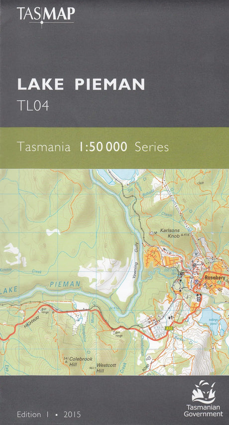 Tasmap 1:50000 Topographic/Cadastral Maps TasMap