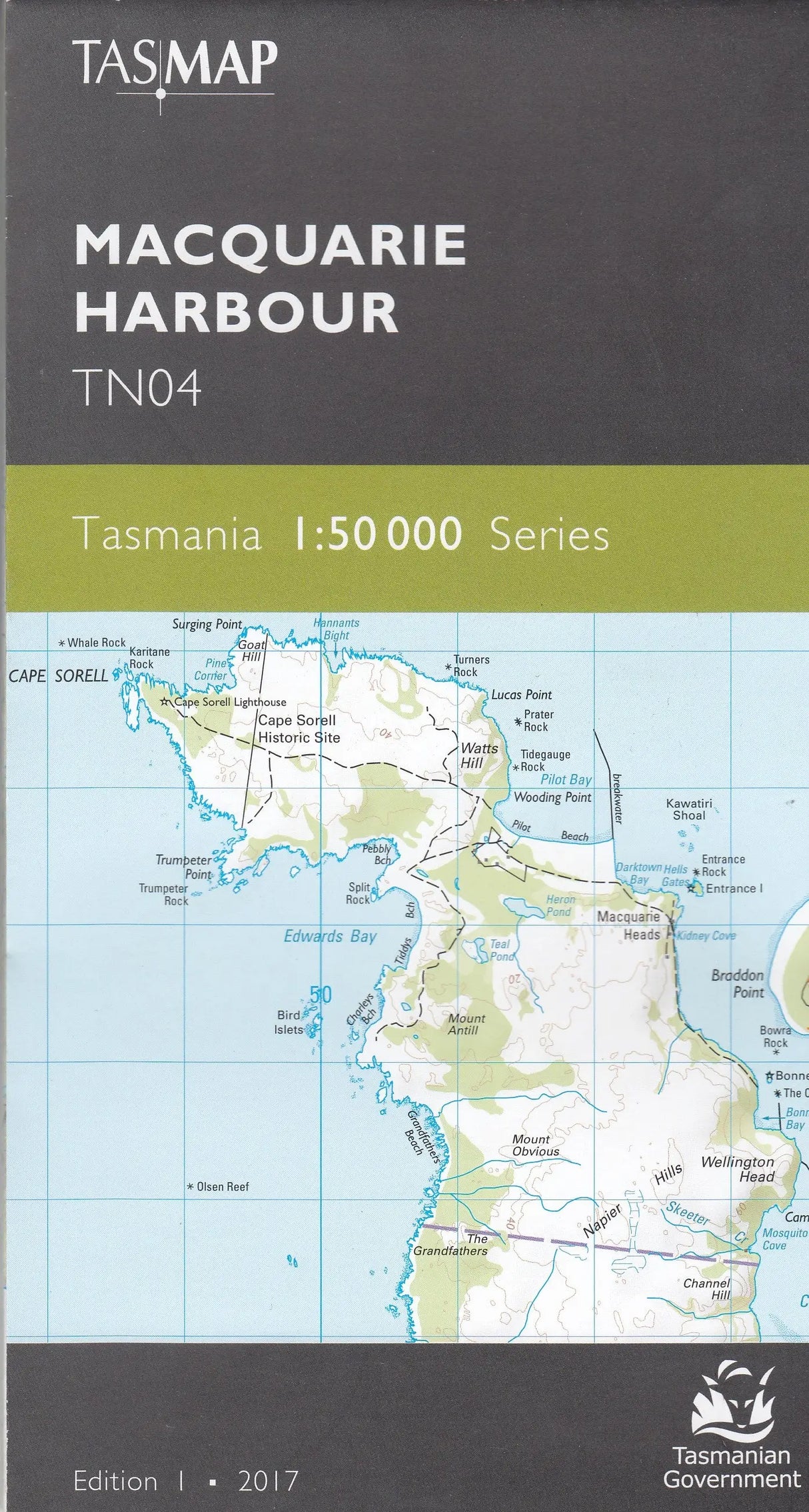 Tasmap 1:50000 Topographic/Cadastral Maps TasMap