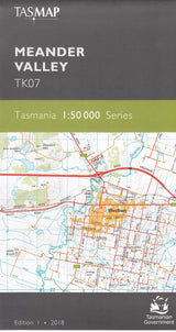 Tasmap 1:50000 Topographic/Cadastral Maps TasMap