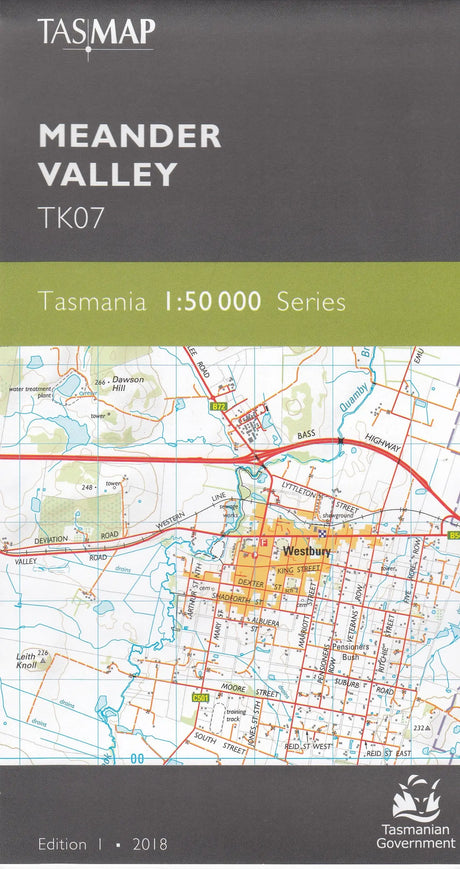 Tasmap 1:50000 Topographic/Cadastral Maps TasMap