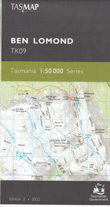 Tasmap 1:50000 Topographic/Cadastral Maps TasMap