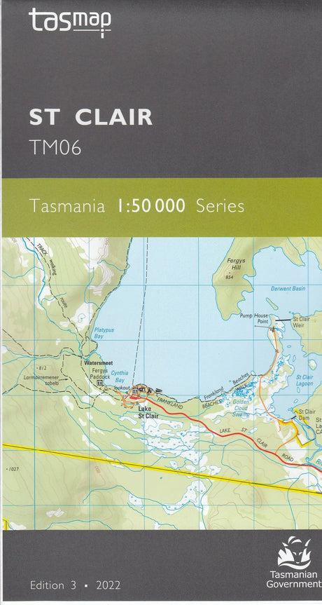 Tasmap 1:50000 Topographic/Cadastral Maps TasMap