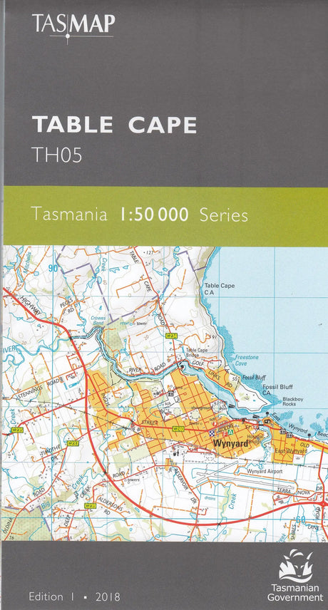 Tasmap 1:50000 Topographic/Cadastral Maps TasMap
