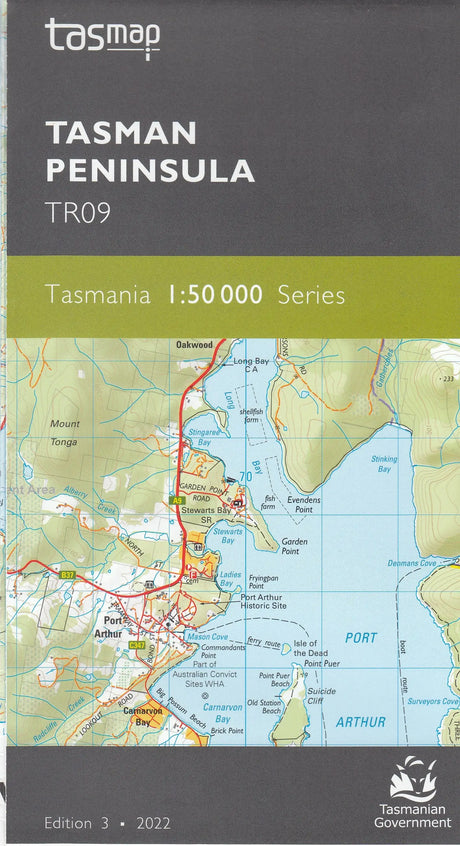 Tasmap 1:50000 Topographic/Cadastral Maps TasMap