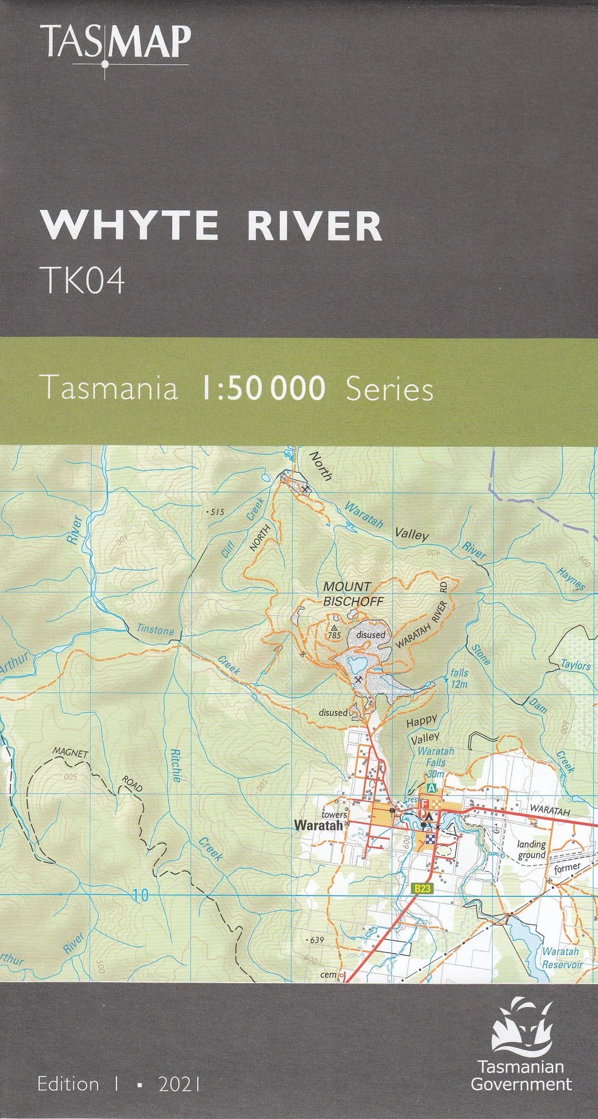 Tasmap 1:50000 Topographic/Cadastral Maps TasMap