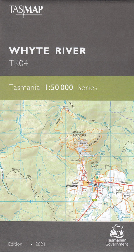 Tasmap 1:50000 Topographic/Cadastral Maps TasMap