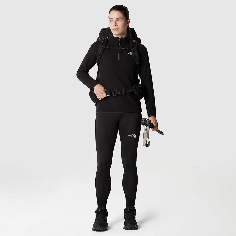The North Face Glacier Quarter Zip Fleece (Women's) TNF Black The North Face