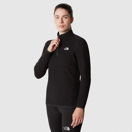 The North Face Glacier Quarter Zip Fleece (Women's) TNF Black The North Face