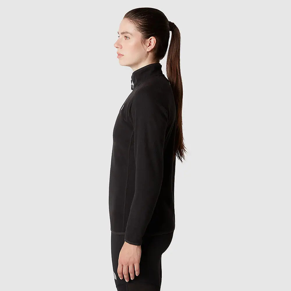 The North Face Glacier Quarter Zip Fleece (Women's) TNF Black The North Face