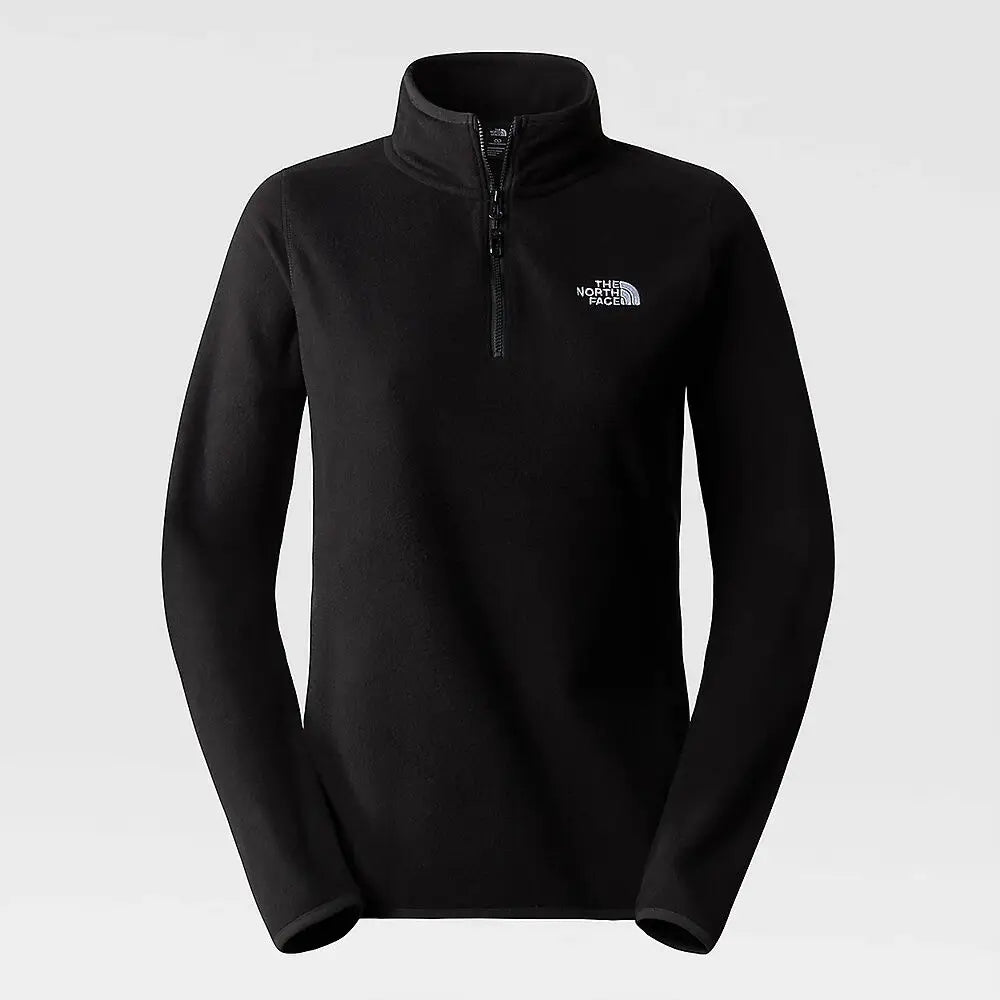 The North Face Glacier Quarter Zip Fleece (Women's) TNF Black The North Face