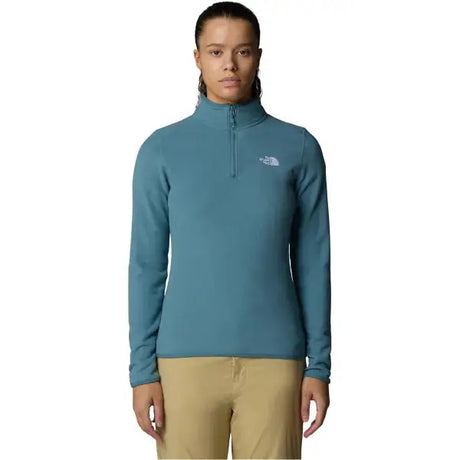 The North Face Glacier Quarter Zip Fleece (Women's) - Stormy Blue