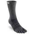Injinji Trail Midweight Crew Toesocks (Unisex) - Granite