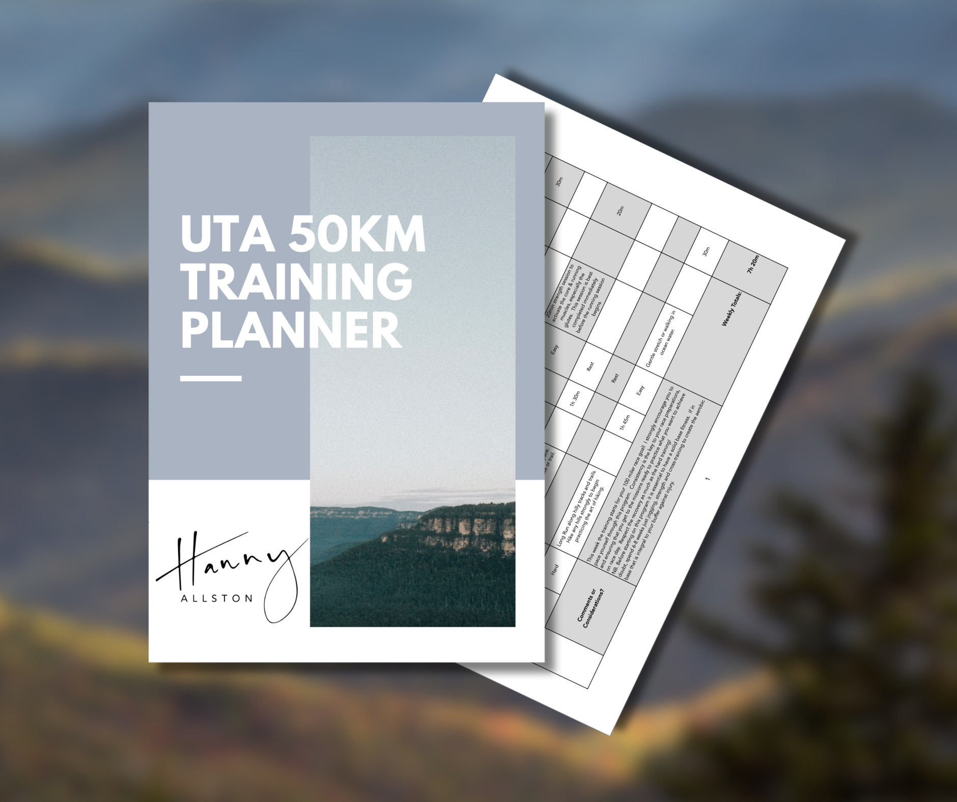 Hanny Allston: Ultra Trail Australia 50km Training Planner