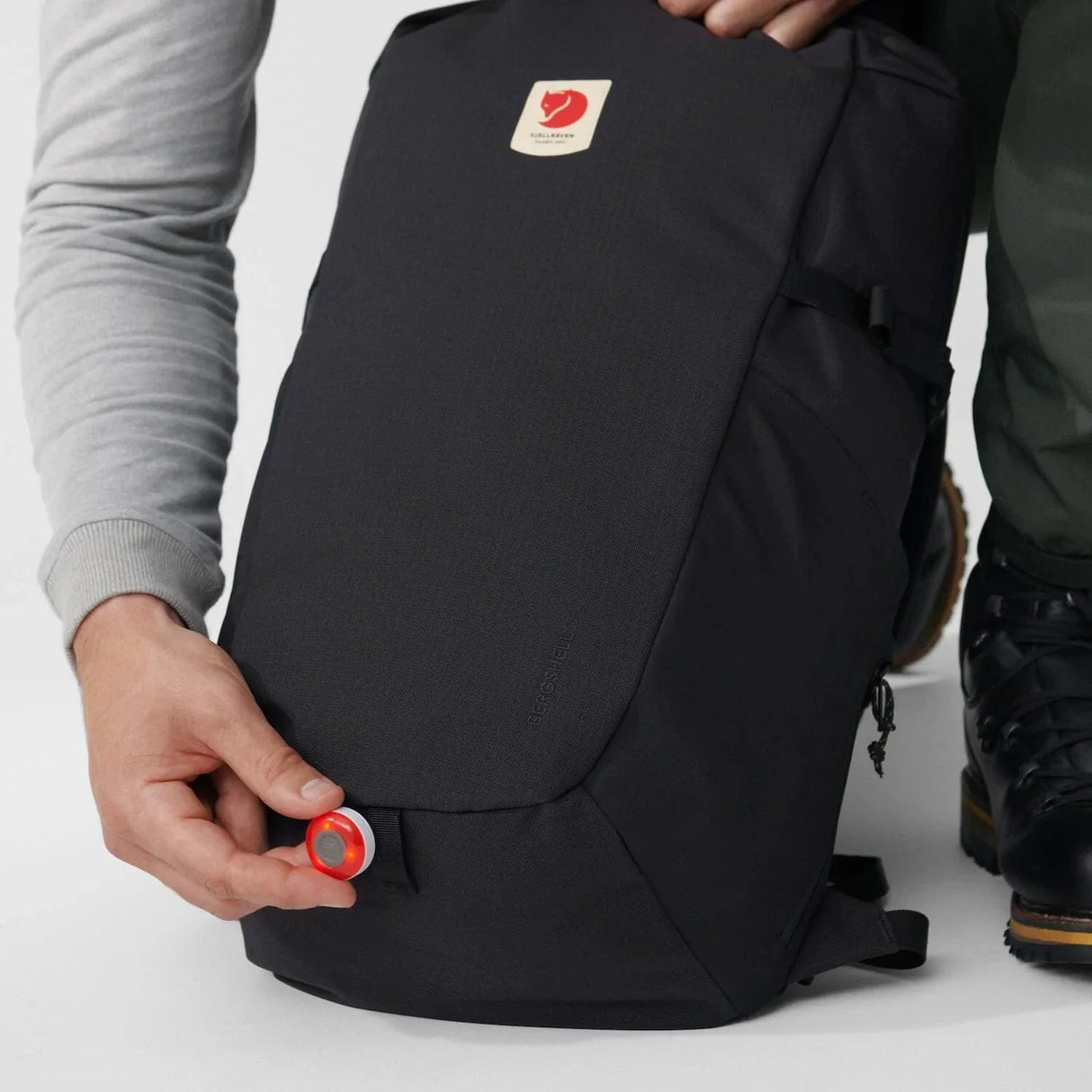 Fjällräven Ulvö Rolltop 30 - Black - Find Your Feet Australia Hobart Launceston Tasmania