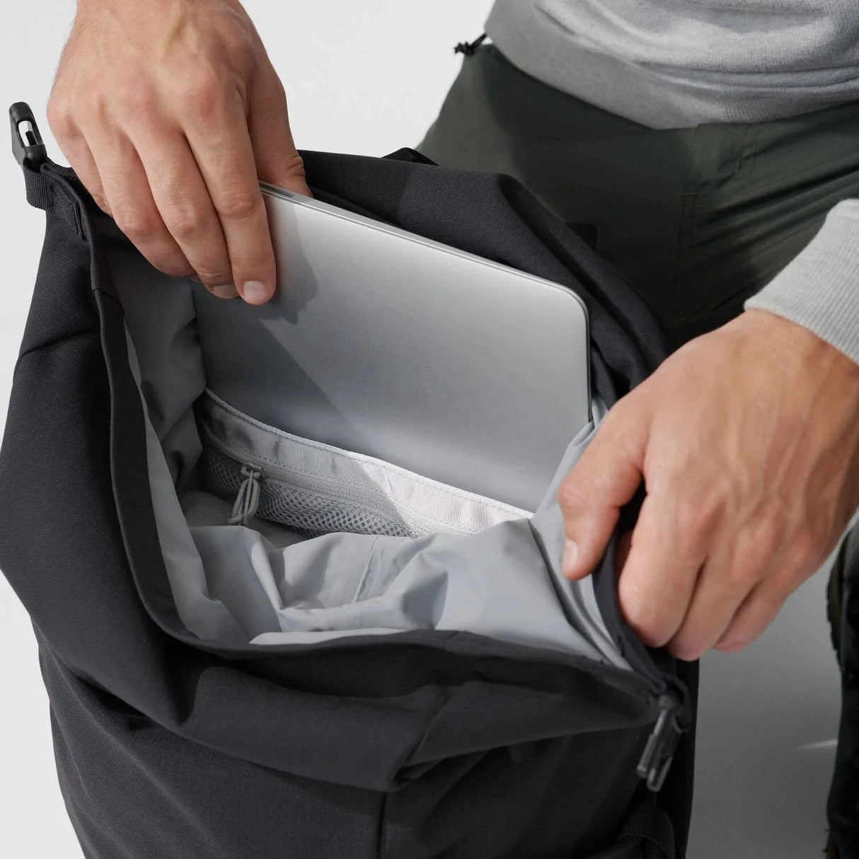 Fjällräven Ulvö Rolltop 30 - Black - Find Your Feet Australia Hobart Launceston Tasmania