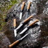 Opinel No°08 Oak Engraved Handle Folding Knife - Animalia - Find Your Feet Australia Hobart Launceston Tasmania
