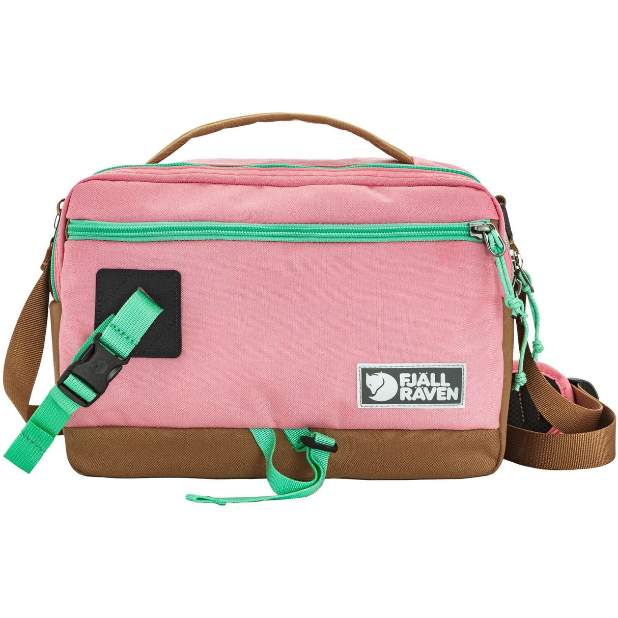  - Fjällräven Vardag Shoulder Bag 6 - Poppy Pink/Khaki Dust