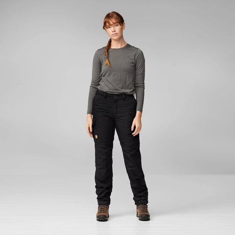Fjallraven Vidda Pro Trousers Regular (Women's) - Black - Find Your Feet Australia Hobaart Launceston Tasmania