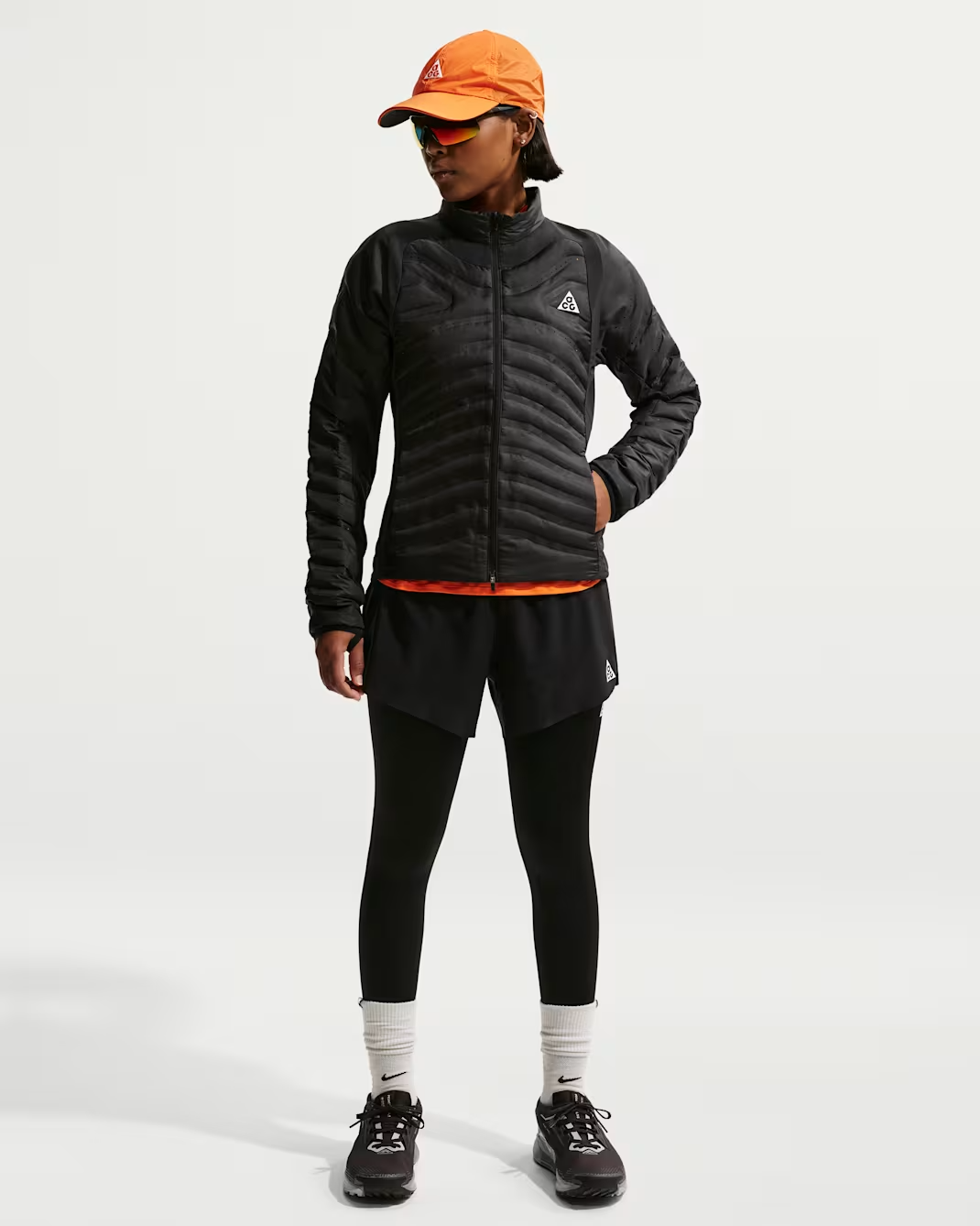  - Nike ACG Lava Loft Therma-FIT Trail Running Jacket (Women's) - Black/Black/Black/Summit White