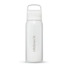 LifeStraw Go 2.0 Stainless Steel Water Filter Bottle 700ml - White