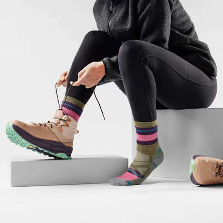 Smartwool Hike Saturnsphere Full Cushion Crew Socks (Women's) - Winter Moss - Find Your Feet Australia Hobart Launceston Tasmania