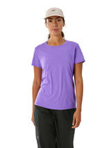 Arc'teryx Taema Crew Neck Short Sleeve T-Shirt (Women's) - Aster Heather - Purple