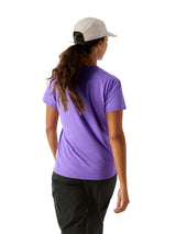 Arc'teryx Taema Crew Neck Short Sleeve T-Shirt (Women's) - Aster Heather - Purple
