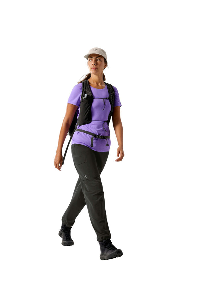 Arc'teryx Taema Crew Neck Short Sleeve T-Shirt (Women's) - Aster Heather - Purple