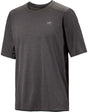Arc'teryx Cormac Crew Neck Shirt SS (Men's) - Black Heather - Find Your Feet Australia Hobart Launceston Tasmania