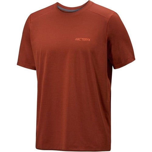 Arcteryx Cormac Arc'Bird Logo Shirt SS (Men's) - Sequoia Heather/ Solaris - Find Your Feet Australia Hobart Launceston Tasmania