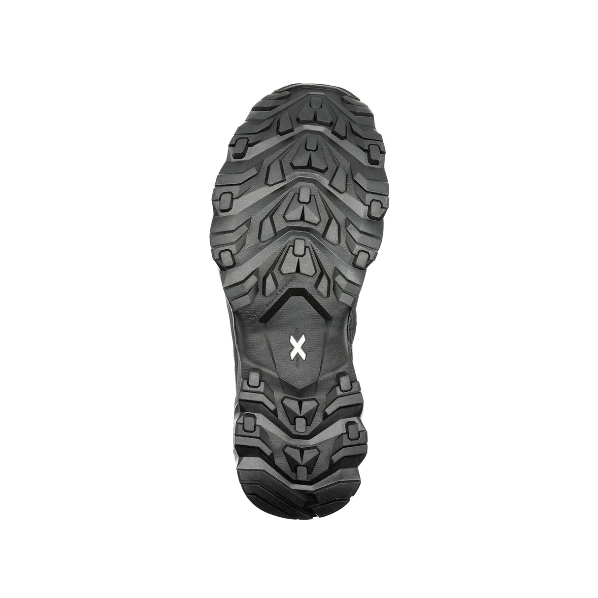 Black hiking boot sole with brand logo on a white background - La Sportiva Ultra Raptor 3 GORE-TEX Shoes (Men's) - Black