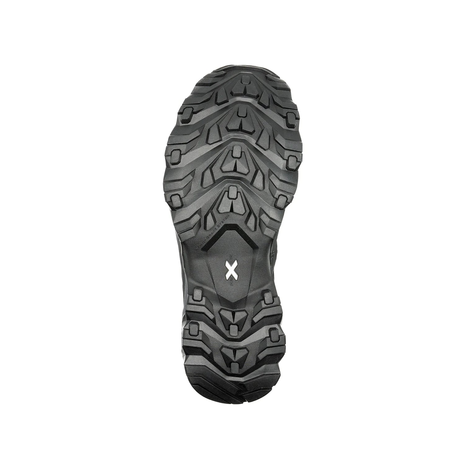 Black hiking boot sole with brand logo on a white background - La Sportiva Ultra Raptor 3 GORE-TEX Shoes (Men's) - Black