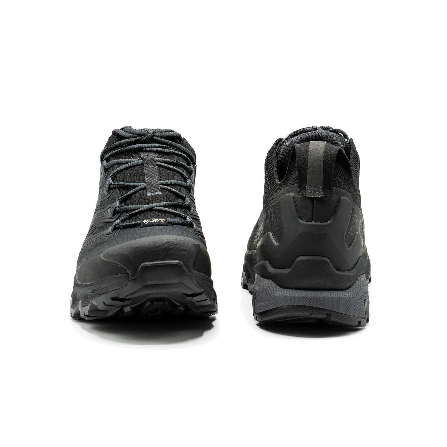 Black hiking boots shown from the side on a white background - La Sportiva Ultra Raptor 3 GORE-TEX Shoes (Men's) - Black