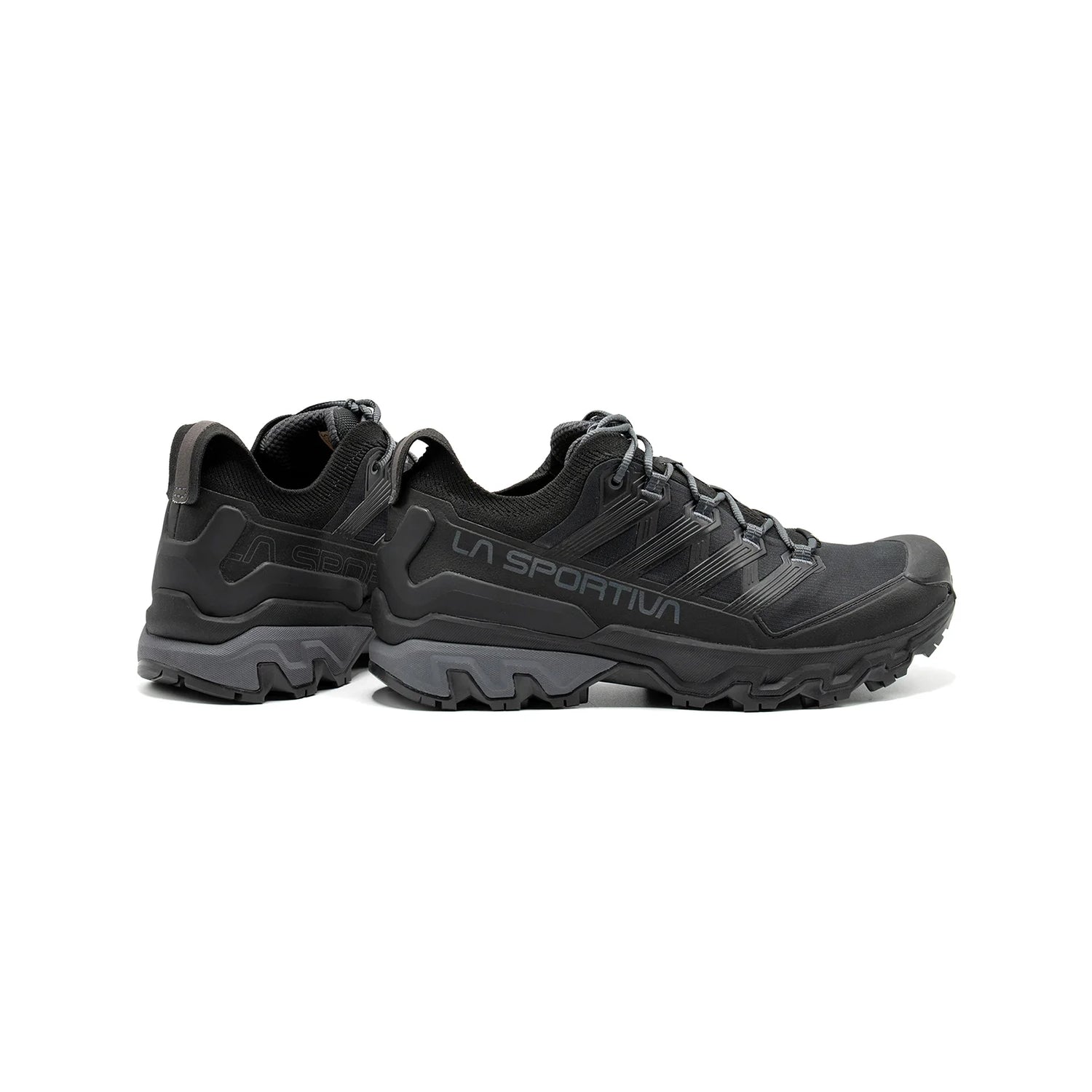 Gray textured pillow on a white background - La Sportiva Ultra Raptor 3 GORE-TEX Shoes (Men's) - Black