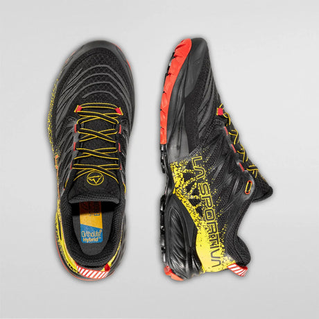 La Sportiva Akasha II Shoes (Men's) - Black/Yellow