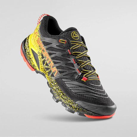 La Sportiva Akasha II Shoes (Men's) - Black/Yellow