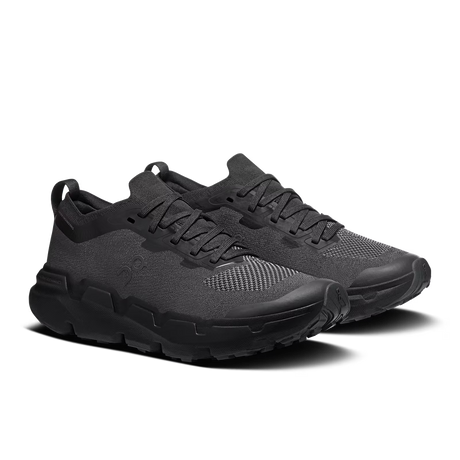 Black athletic shoes on a transparent background - On Cloudsoma Shoes (Women's) - Black/black