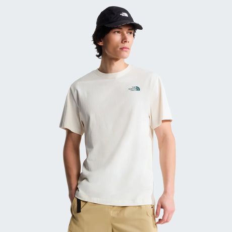 The North Face Retro Earth Relaxed Short-Sleeved Graphic Tee - White Dune
