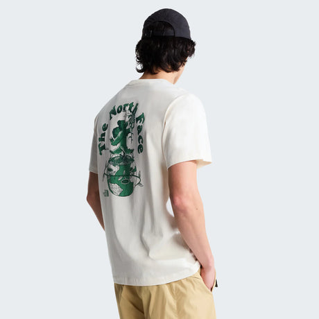 The North Face Retro Earth Relaxed Short-Sleeved Graphic Tee - White Dune