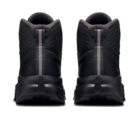On Cloudrock Mid Waterproof (Women's) - Black/Black - Find Your Feet Australia Hobart Launceston Tasmania