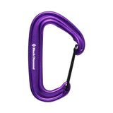 Black Diamond Miniwire Carabiner - Purple - Find Your Feet Australia Hobart Launceston Tasmania