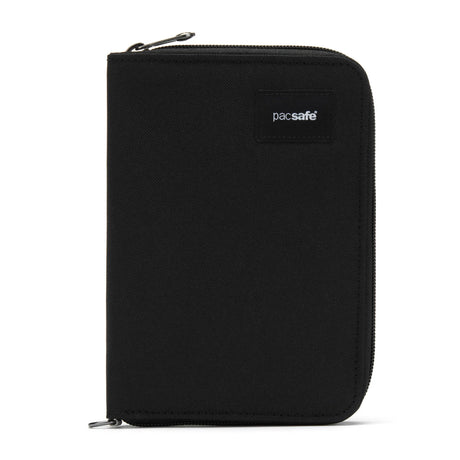 Pacsafe RFIDSafe Compact Travel Organiser - Jet Black - Find Your Feet Australia Hobart Launceston Tasmania