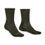 Bridgedale Hike Lightweight Performance Boot Socks (Men's) - Dark Green - Military Green - Olive Green