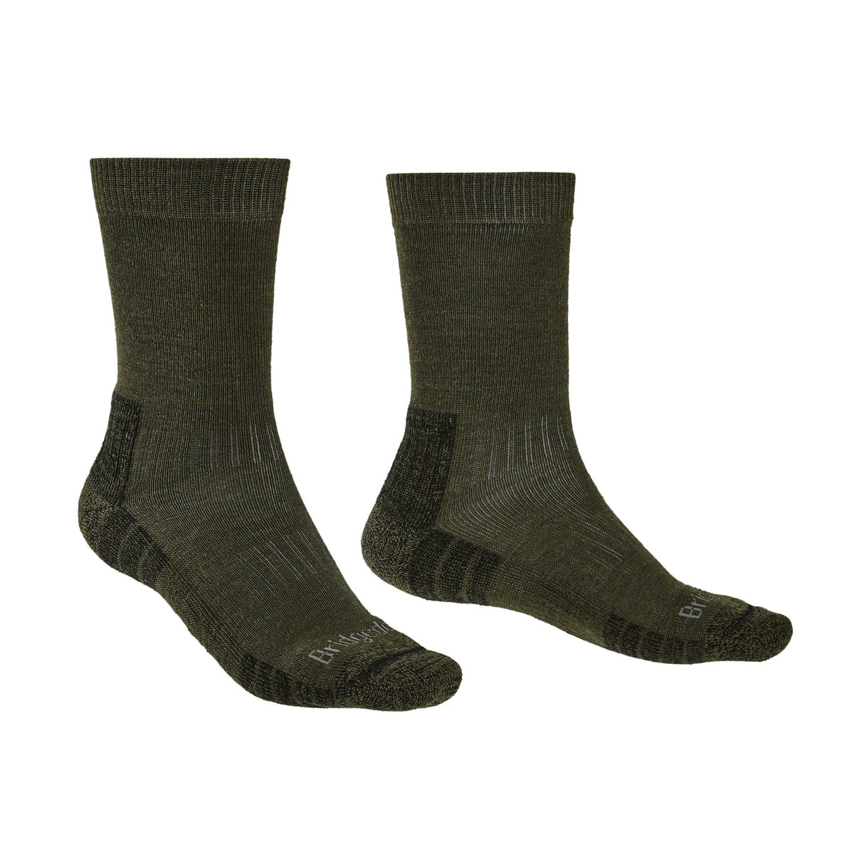 Bridgedale Hike Lightweight Performance Boot Socks (Men's) - Dark Green - Military Green - Olive Green