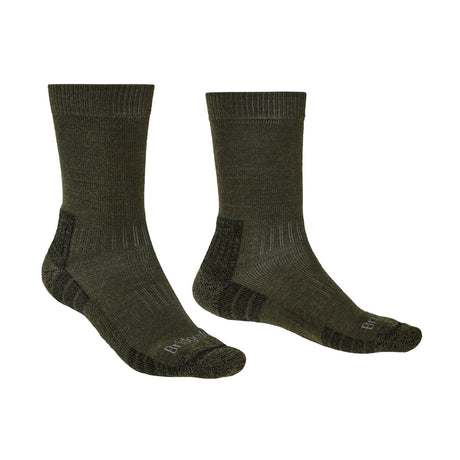 Bridgedale Hike Lightweight Performance Boot Socks (Men's) - Dark Green - Military Green - Olive Green