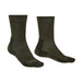 Bridgedale Hike Lightweight Performance Boot Socks (Men's) - Dark Green - Military Green - Olive Green